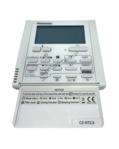Control Remoto Al&aacute;mbrico para Sistemas VRF Aire Acondicionado Panasonic